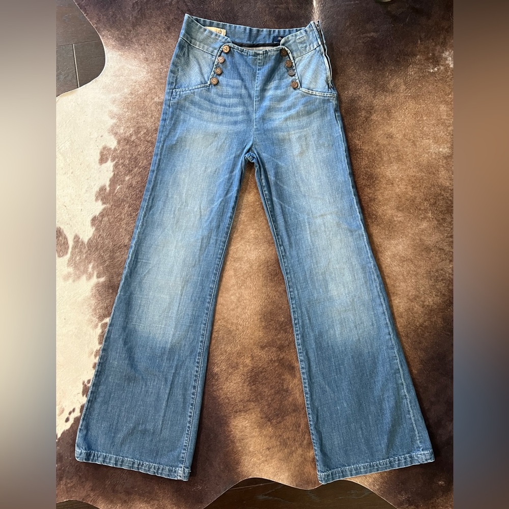 Women's High-Rise Vintage-Style Blue Jeans